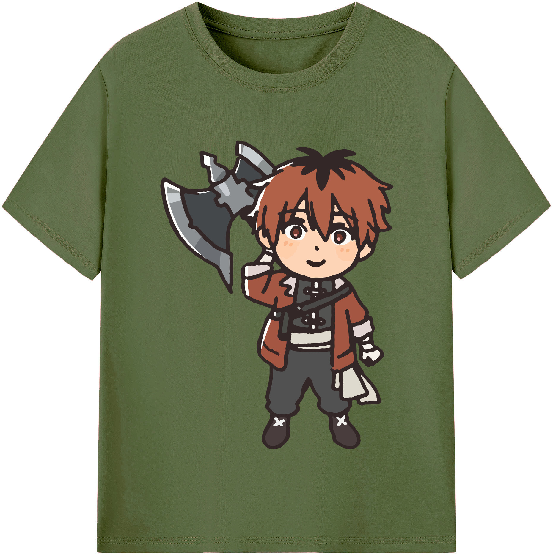 （画像用） 葬送のフリーレン Frieren 綿100％半袖Tシャツ（フロントプリント）